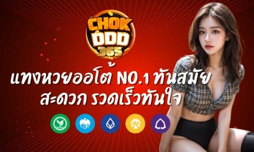 Chokdee365 แทงหวยออโต้ No.1 ทันสมัย สะดวก รวดเร็วทันใจ